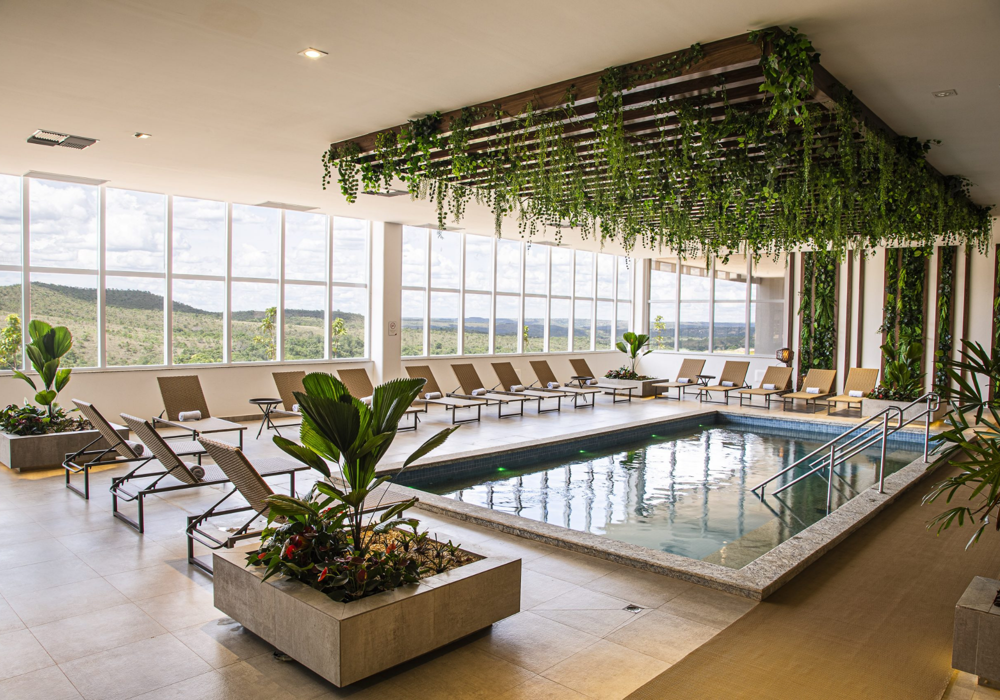 Spa interno do Resort Tauá em Alexânia